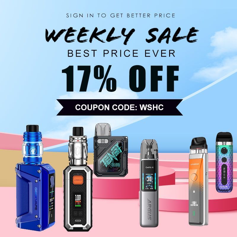 🌈🌈
🔝New Round - Healthcabin Weekly Specials Best Price Ever🔥

✅Sign-in to Get Better Price
🔥❗️Check Out to Get Another 17% OFF: WSHC

Ends on 29th May, 2024📆
>
Shop:👇
healthcabin.net/weekly-sale/
>
#healthcabin #weeklysale #vapewholesale #vape #vapelife #vapenation #vapeporn