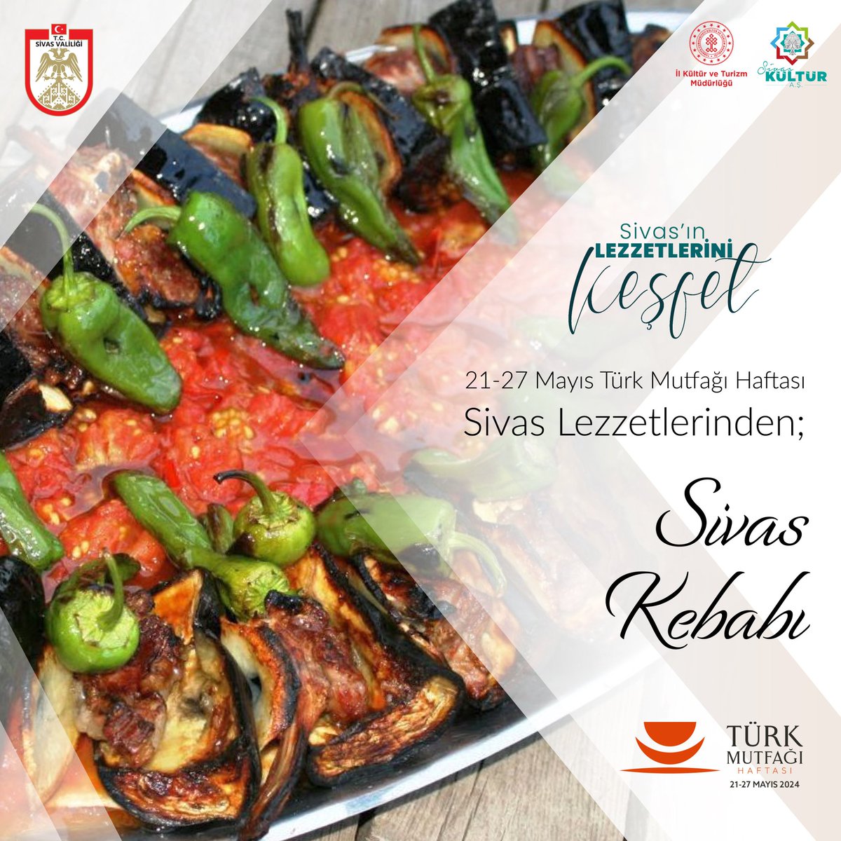 Sivas Valiliği, Tokat'ın meşhur bir restoranın Instagram hesabındaki Tokat Kebabı fotoğrafını alıp Sivas Kebabı yazarak paylaştı.