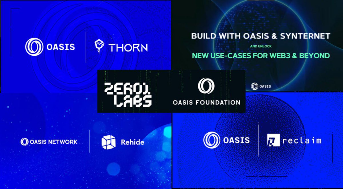 The @OasisProtocol / $ROSE Business Development team have been cooking🔥

6 recent partnership announcements:

@zero1_labs / $DEAI
@synternet_com / $NOIR
@Daosis_Official / $DSS
@thorn_protocol / $THORN
@reclaimprotocol
@rehideIO 

I’ve feeling you’ll be seeing more soon👀