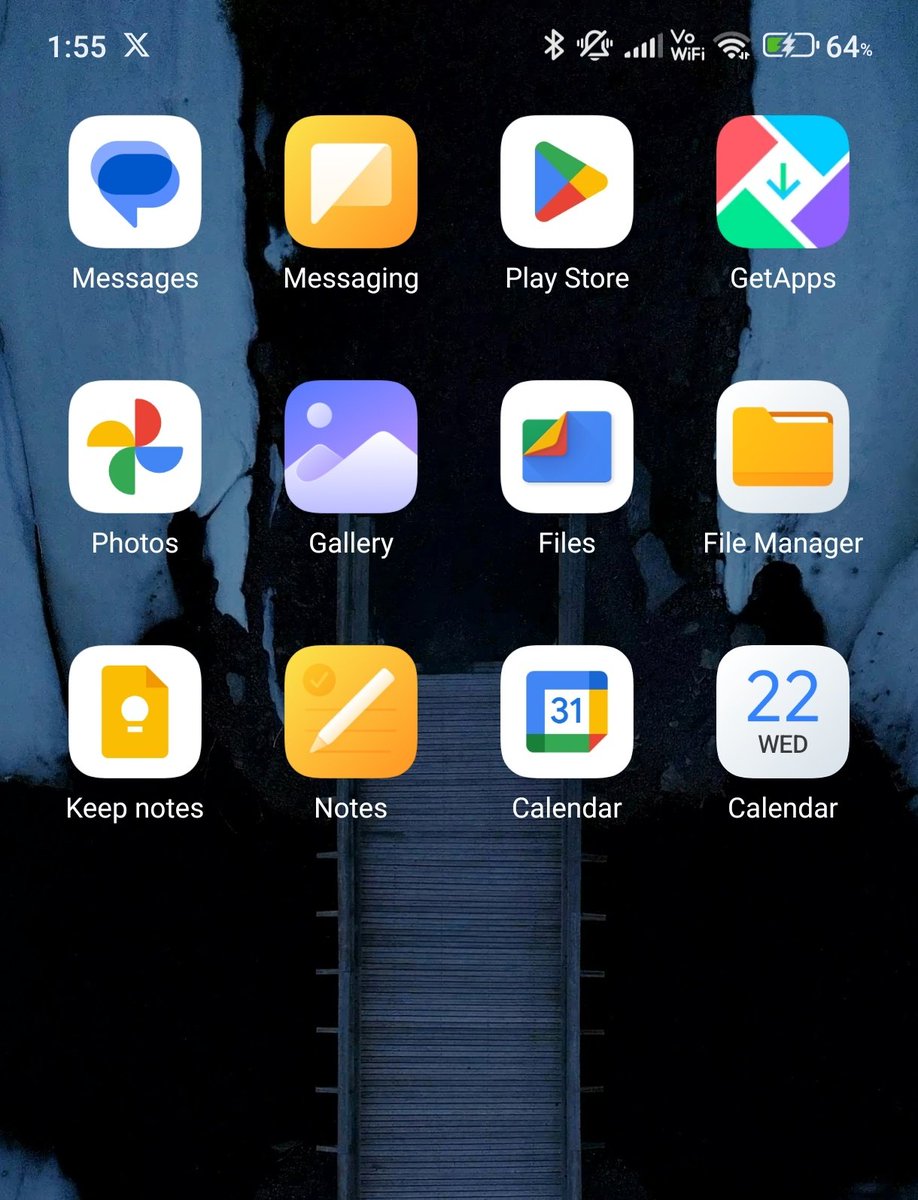 app_settings's tweet photo. because Google forces Android companies to pre-install Google apps, and since these Android companies refuse to remove their own apps, a lot of Android phones come with multiple apps that do basically the same thing...

Samsung and Xiaomi are the two biggest examples: https://t.co/ET96J4NEQQ