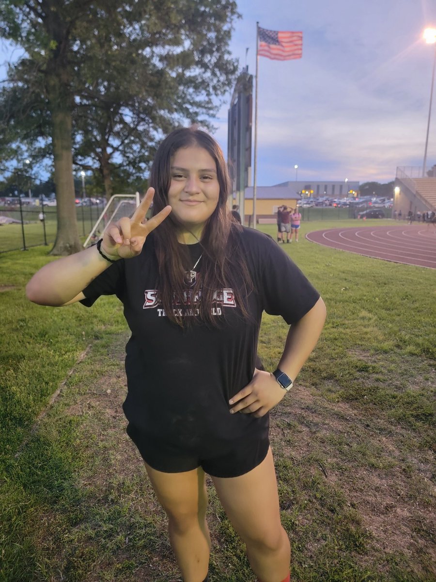 TrackSridgeXC's tweet photo. STATEBOUND!!  Angelica threw 38'8.5" last night to place 2nd in the Shot Put and advance to the 2024 State Finals for the 2nd straight year!!
She also placed 6th in the Discus.
Great job Angelica!! https://t.co/S5ZWFBCozY