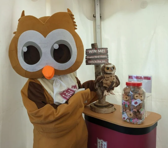 We are thrilled to announce that the winner of our ‘Guess the Owls in the Jar’ competition at the @hadleighshow The Hadleigh Show is Nathan with the closest guess of 210 owls in the jar! Thank you to everyone who participated.🦉