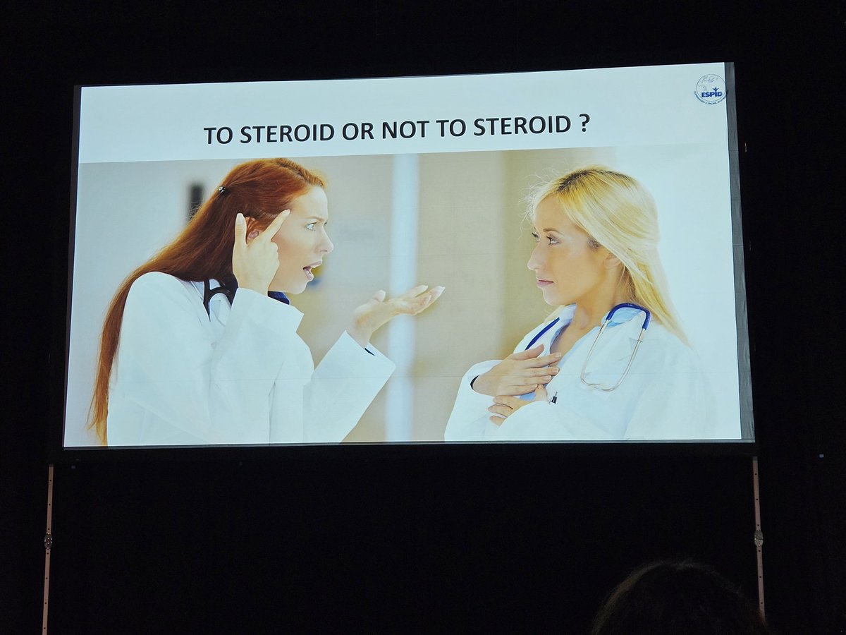 What a lovely debate..Steroids or not in HSV encephalitis. The Young ESPID debate..Akshata Ravindra and Lorenza Romani. #ESPID2024Ambassador
#ESPID2024