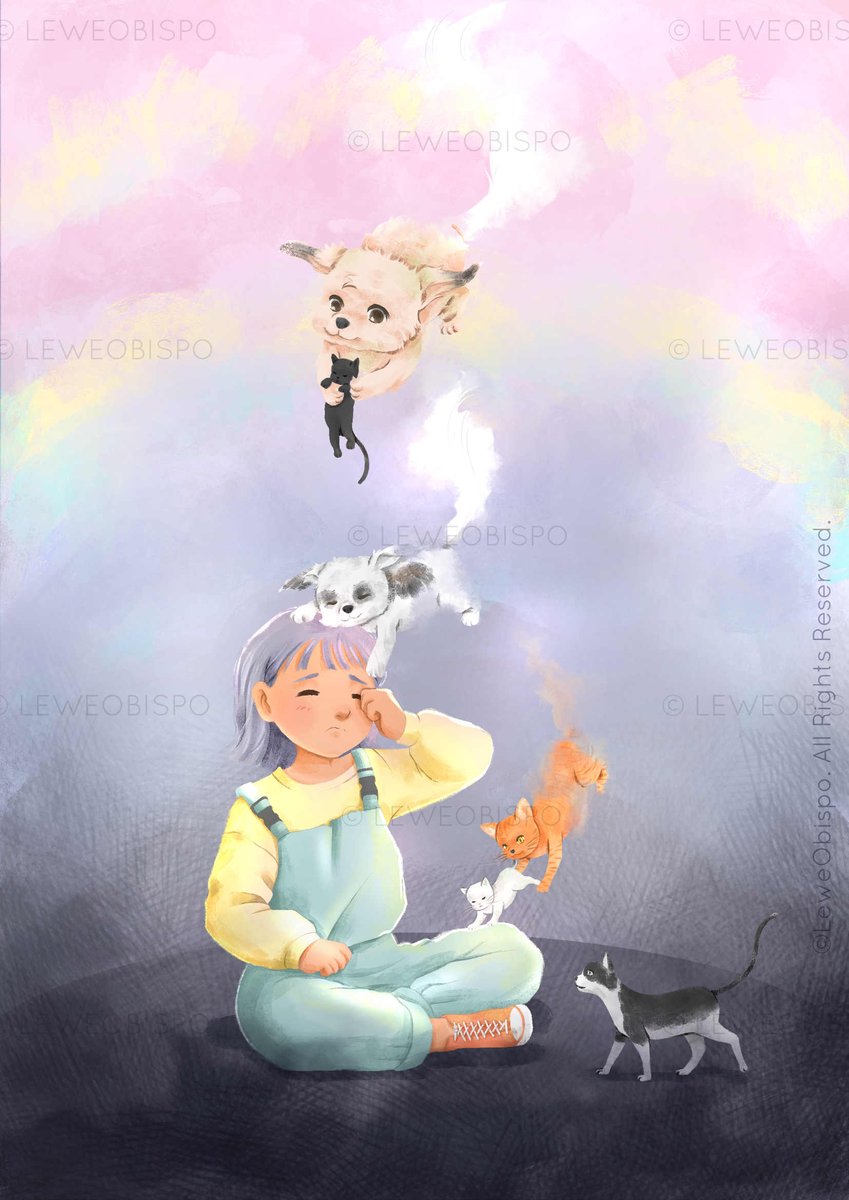 leweillustrates's tweet photo. 3/3 Grief    

You'll find a new reason to be happy again.
Go through it and grow through it.
Kapit lang. You will be alright.

I read somewhere that our pets who crossed the rainbow bridge, help us find and lead us to our new pets. That comforted me.❤️

#Grief #petloss https://t.co/9KSF7gbtPB