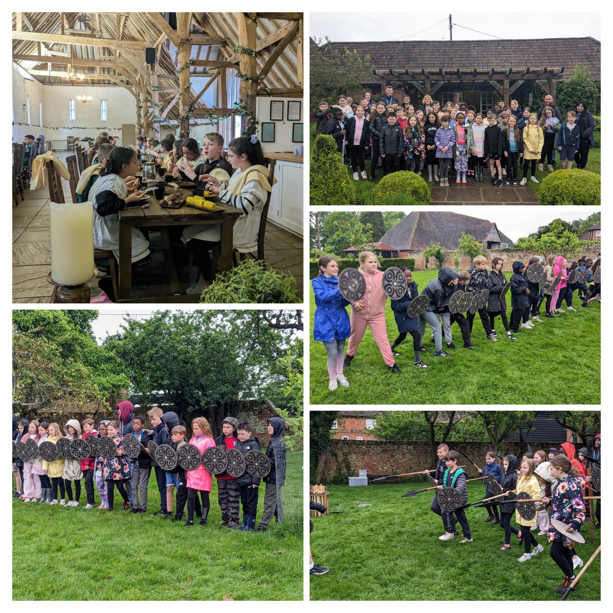 Our Year 5s have had a great time with St Michael's Primary immersed in Ancient Greece! Battles and banquets! #TrustCollaboration #ExperientialLearning