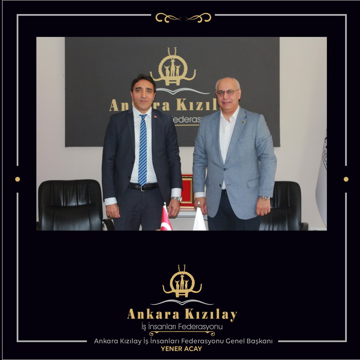 kizisinfed's tweet photo. SGK İL MÜDÜRÜMÜZ SAYIN SAFFET TEMEL FEDERASYONUMUZA ZİYARETTE BULUNDULAR. Federasyon Kurulu Üyelerimizin , esnafın ve tüccarların sorularını yanıtlayan SGK İl Müdürü'müz Sayın Saffet Temel beyefendiye nazik ziyareti için teşekkür eder, hizmet/başarılarının devamını temenni ederiz https://t.co/0nSfghvOmQ