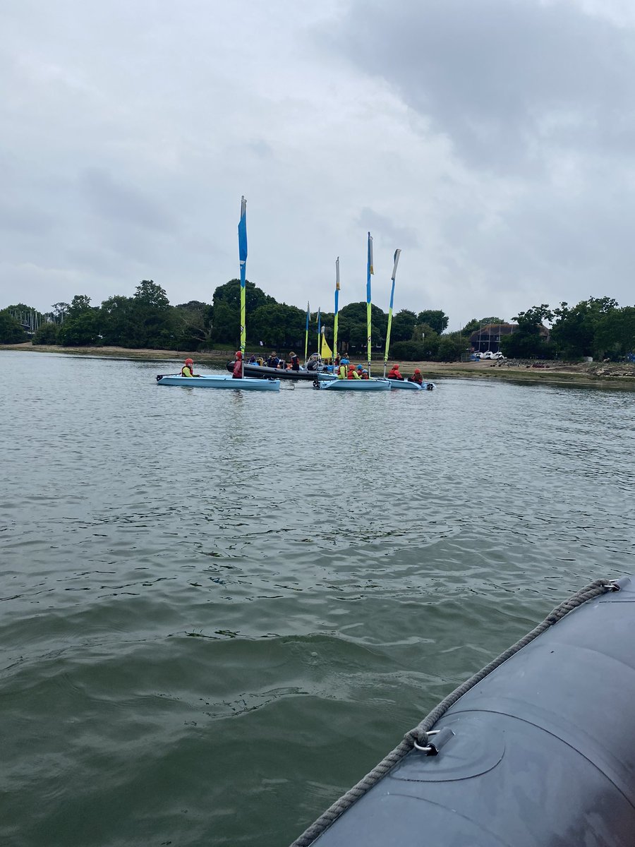 It’s a day full of sailing today, with some groups sailing this morning and the rest this afternoon. We are ready to set sail!