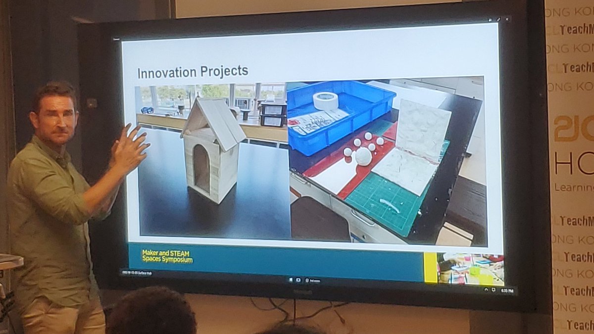 Discussing the need to build in skills to PBL. #21clteachmeet