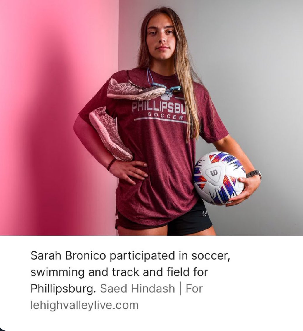 Please vote for Sarah Bronico for athlete of the year. Scroll to the bottom of the bios to get your votes in.  <a href="/PHSStateliners/">Phillipsburg Athletics</a> <a href="/GarnetBoosters/">Phillipsburg Garnet Booster Club</a> <a href="/rovi_mr/">Mr. Rovi</a> 

lehighvalleylive.com/highschoolspor…