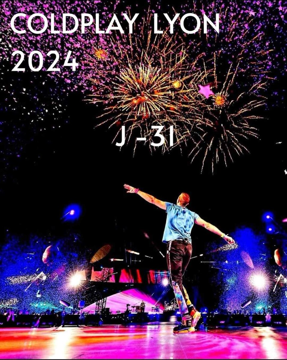 ColdplayFrance's tweet photo. ⏰Les amis nous sommes tout juste à un mois du plus bel événement de l'année !! #MOTSWT #Coldplay #ColdplayFrance https://t.co/VKK5nv5xUc