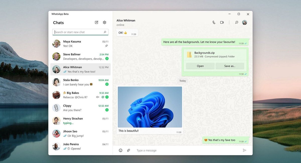 WhatsApp has a new update for Windows, making it more adaptable and user-friendly on your desktop. Please don't use it for your sensitive business chats though - use a business-specific tool like Microsoft Teams instead #WhatsApp #NewUpdate #MicrosoftTeams WhatsApp for Windows