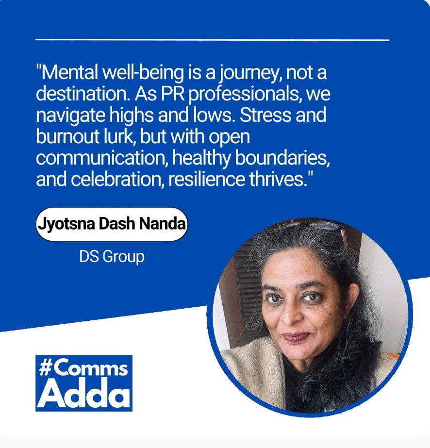 May is Mental Health Awareness Month (Post 4)

Talk the Talk: As part of the normalization process, PR professionals and communicators should “talk the talk” when it comes to promoting a safe environment for mental health and fitness. <a href="/jyotsna_d_nanda/">Jyotsna Dash Nanda</a> <a href="/DeebbaAli/">Deebba Ali</a> <a href="/rozelle_l/">Rozelle Laha</a>