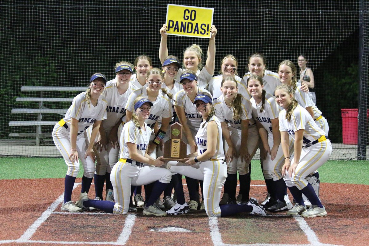 The Pandas are your 35th District Champions! 🐼🥎🏆