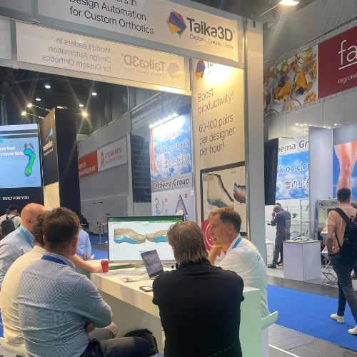Taika3D's tweet photo. Throwback to last Tuesday at #OTWorld2024 where the team was kept busy demonstrating our digital solution for custom orthotics capture and design ⏲Let Taika3D save you time and give back capacity to your lab team! Book your demo now https://t.co/BYoPf1RJoX https://t.co/GyMOl8thfJ