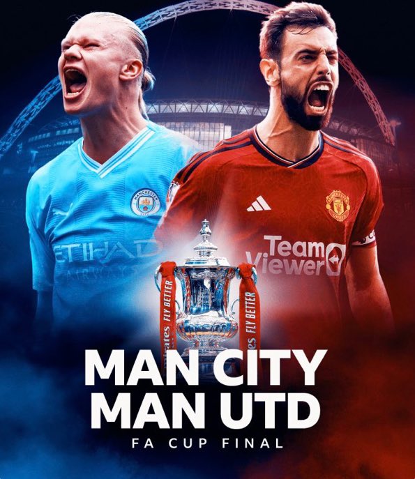 This Saturday at the Lew Hill Memorial Ground. The @EmiratesFACup final 🏆 will be shown live in the clubhouse. The clubhouse will be open from midday🍻 @ManCity vs @ManUtd 3pm kick off.
