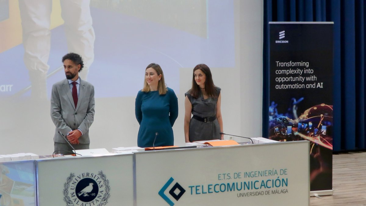 Ericsson_es's tweet photo. ¡Celebramos el talento femenino en #STEM! 🥳🏆 El viernes entregamos los premios del concurso Hilda Ericsson de la Cátedra Mujer y Tecnología Hedy Lamarr de @InfoUMA  

8 grupos de niñas han desarrollado prototipos sostenibles con IA para mejorar el mundo. ¡Enhorabuena! 👏 https://t.co/oOCnMg6I6Y