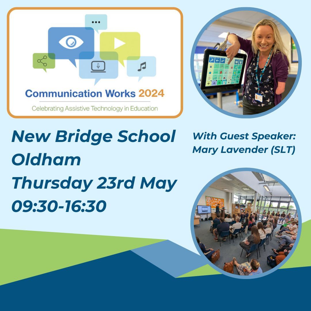 AceCentre's tweet photo. Can't believe Communication Works North is TOMORROW! 😮
Last chance to register for your FREE place here 👉 https://t.co/qqZNOhvE5I
#CW2024 #GetSeen #SpeechTherapy #SLT #AugComm #Communication #OccupationalTherapy #OT #CommWorks #AAC #AT https://t.co/qO0DSphrOo