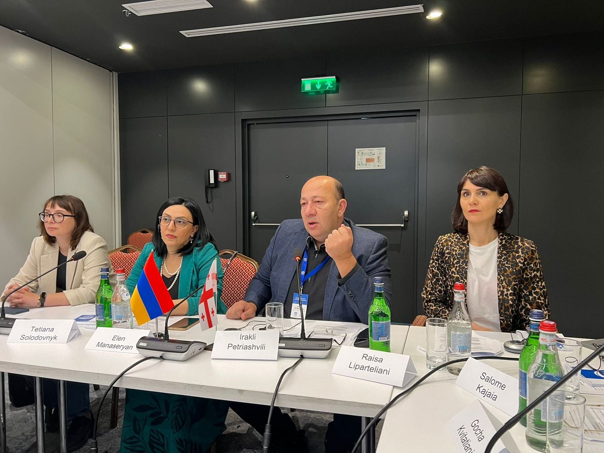 Gtucge's tweet photo. 📍Georgian Trade Unions Confederation visits The Confederation of Trade Unions of Armenia @irakligtuc4 

➡️ Read more - https://t.co/oEahYj9fBX https://t.co/CUG0UCw7lQ