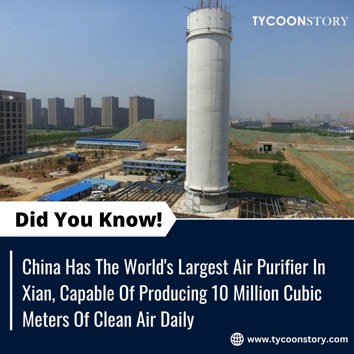 #didyouknow

#cleanair #xian #airpurifier #Innovations #airquality #Sustainability #greentechnology #engineeringmarvel #CleanAirInitiative #pollutioncontrol #publichealth #greeninfrastructure #urbandevelopment #ClimateAction

tycoonstory.com