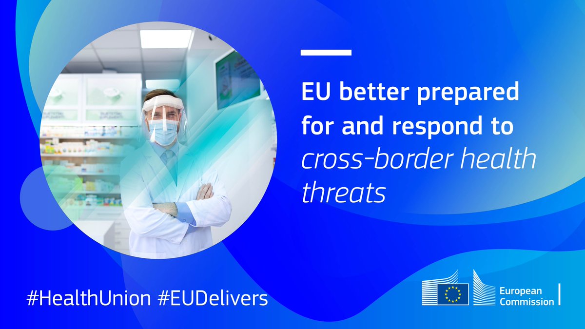 Today the 🇪🇺 is better equipped to anticipate, prepare for & respond to any major health threat. This is thanks to a stronger legal framework for health security cooperation & reinforced EU health agencies.
👉europa.eu/!GQDYGX
#HealthUnion #EUDelivers