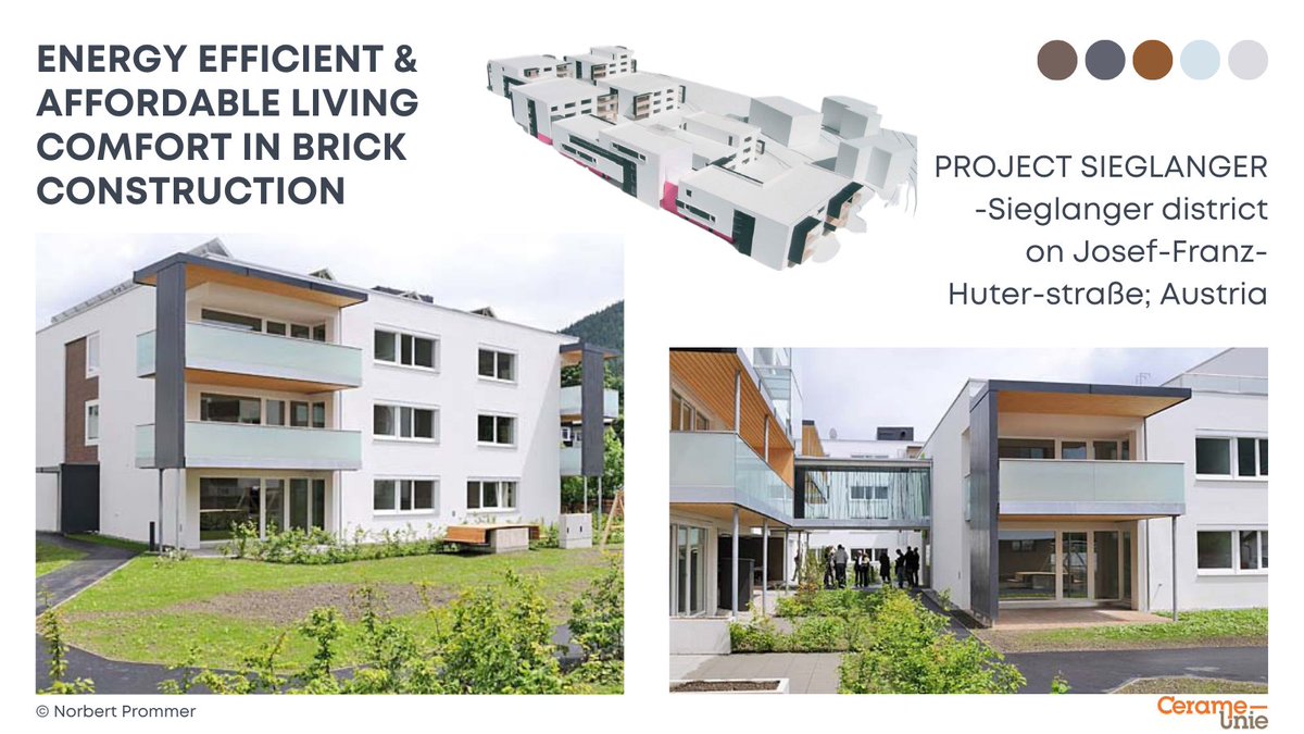 An extraordinary #housing project setting an exciting accent in apartment ownership in terms of modern, #energy-efficient, and #affordable living comfort in #brick #construction. 
#NewEuropeanBauhaus #Ceramics4NEB
Learn more 👉 ceramicsforbauhaus.eu