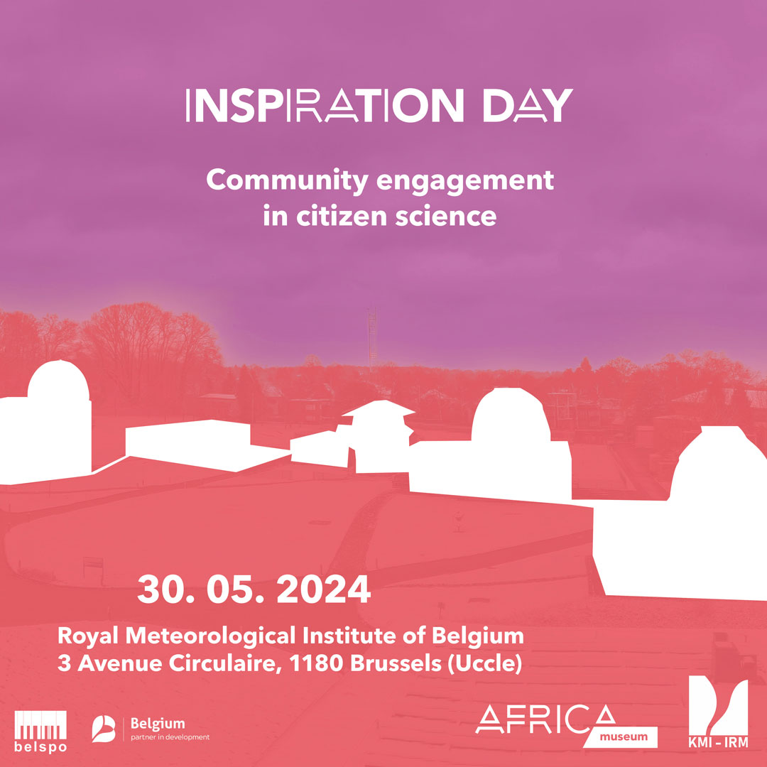 Researchers, curators & communications officers: join us at the inspiration day on #community #engagement in #citizenscience, by @meteobenl and @africamuseumbe, next week on 30/5. We will kick off the event with an intro to #citizenscience. 💙 ⏩africamuseum.be/en/see_do/agen…