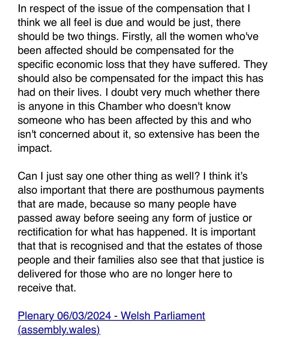 How can you possibly come to a conclusion for #50swomen based on a PHSO report that was flawed & discriminatory from the outset? Why is the ask from Welsh Parliament constantly being ignored? @MelJStride @DavidLinden @stephenctimms @RLong_Bailey @1950sOf @KrisGibson13 @jj2210