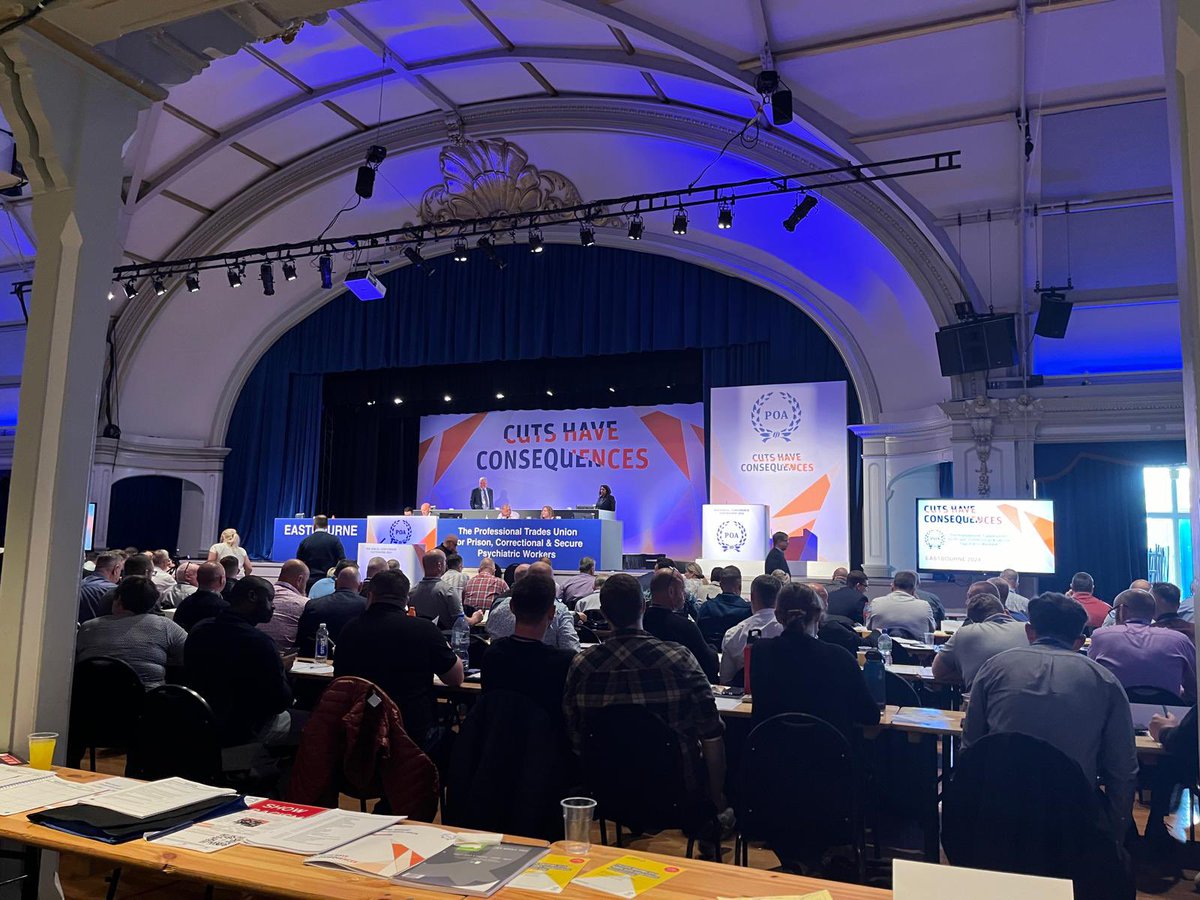 We’re delighted to be joining our affiliate @POAUnion at their conference this week in #Eastbourne. Cuts have consequences ✂️ #GFTU #GFTU125