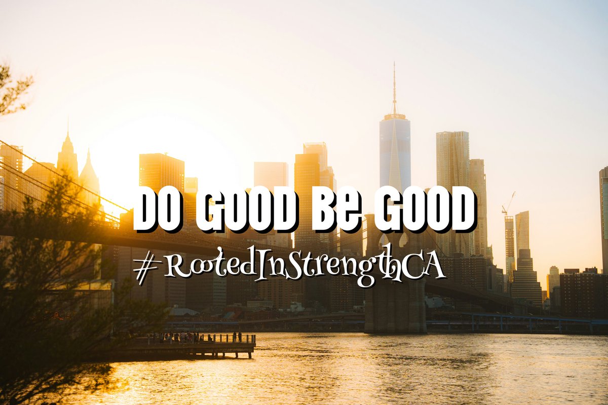 Do Good and Be Good in all situations and circumstances. A right heart will do good things and the lord will provide the means to carry out the goodness of your heart. Let love lead. 
Psalm 125:4 
#RootedInStrengthCA