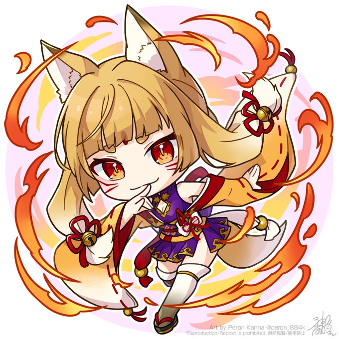 「fox ears kimono」 illustration images(Latest)