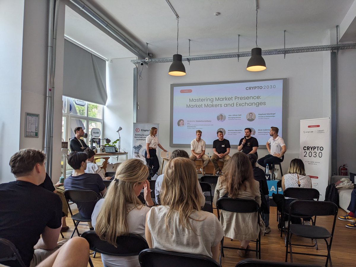 ryndon's tweet photo. Learning and networking at #crypto2030 in Berlin. #berlinblockchainweek https://t.co/g78wQnAOyN