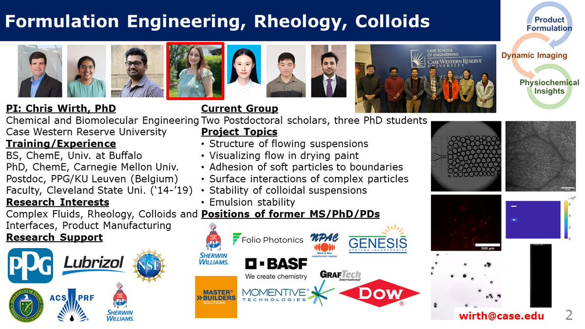 wirthlab's tweet image. &apos;Traveling&apos; to Ohio Poly &amp;amp; Soft Matter Symp today @cwru to present @Marola_Issa work &quot;Watching paint dry(?): Non-invasive detection of defects and skinning in drying complex fluids&quot; TY @SvetaMoro &amp;amp; @JonTPham for organizing! #ColloidsRCool #EverythingFlows

ohiosoftmatter.org
