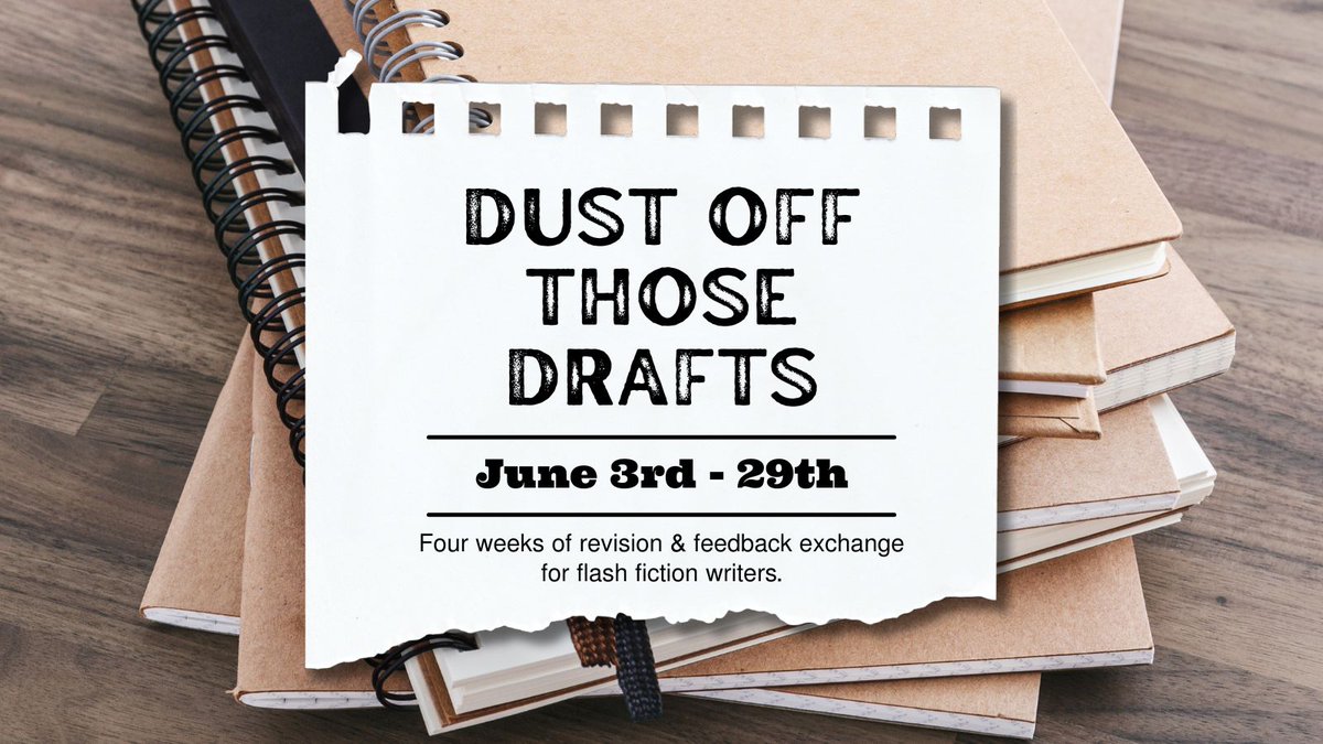 Pack up your shiny new tales, your neglected narratives & head to The Flash Cabin for four weeks of revision & feedback exchange. 5 places left on our last Dust Off Those Drafts of the year. ✍️ 🔗tickettailor.com/events/theflas…