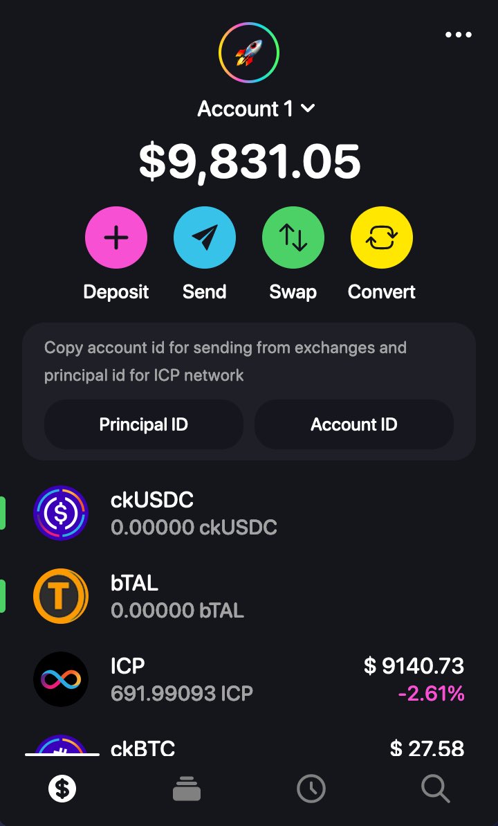 Talk about Stablecoins! 2 new stablecoins have hit the IC this morning 👀 🔥 💥 

Welcome #ckUSDC and #bTAL to ICP and Plug 

You can now add these stables, swap them directly on Plug for all kinds of pairs and soon mint! New era