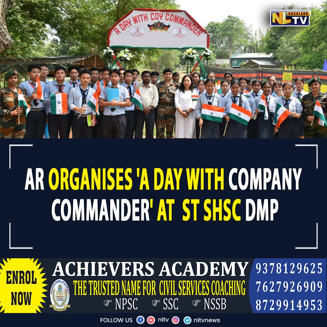 NewsNltv's tweet photo. #AR ORGANISES 'A DAY WITH COMPANY COMMANDER' AT #ST #SHSC #DMP https://t.co/ZlVJhefwyx