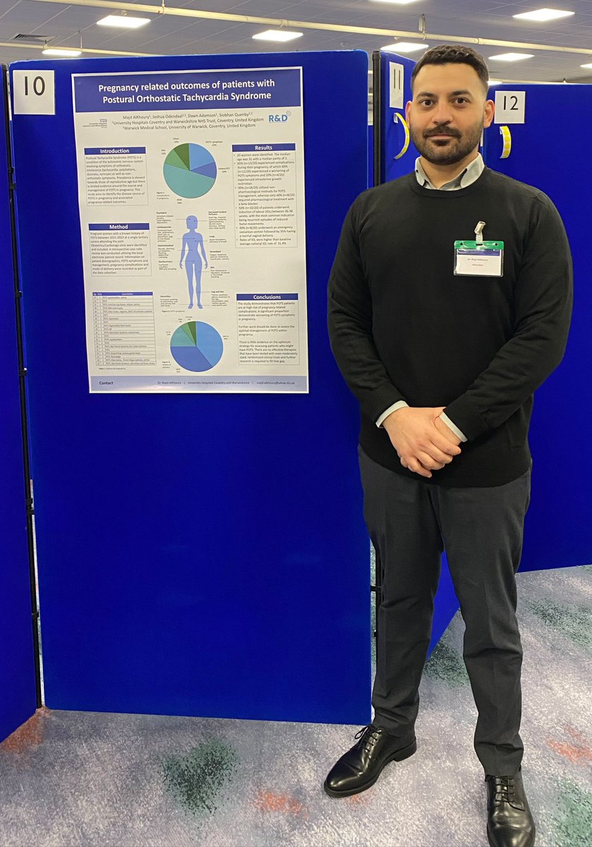 R&D at UHCW (@uhcw_randd) on Twitter photo Great to see our Research Fellow Majd presenting his poster at the <a href="/RCObsGyn/">RoyalCollegeObsGyn</a> #NTC2024! Great to see our Research Fellow Majd presenting his poster at the <a href="/RCObsGyn/">RoyalCollegeObsGyn</a> #NTC2024!