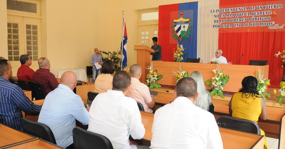 Ceremonia solemne donde tomaron posesión de sus cargos la gobernadora y el vicegobernador de la provincia de Cienfuegos, #AlPuebloNosDebemos #SanctiSpíritusEnMarcha