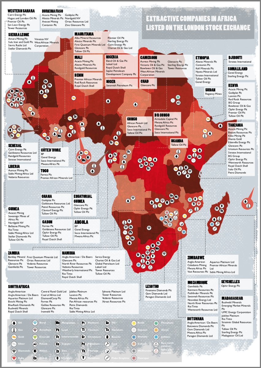 @drewwaffen @Xanderspeech @Mecenatex @LaurenMorXO Do what? All of the emerald, copper, lithium, petroleum, mines, diamonds are owned by European, Russian, and Chinese companies who are in bed with African governments. It's cute that you think Europeans left when Africa gained independence from them like 60 years ago.