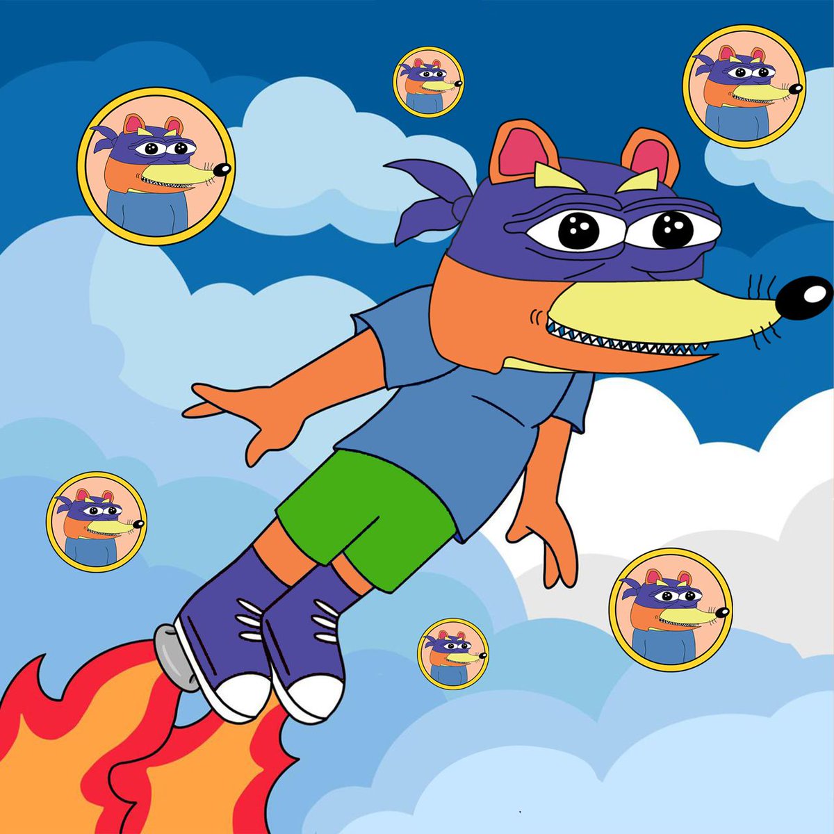 SweeperOnSolana's tweet photo. It’s FLY HIGH time $SWEEP https://t.co/Tc24QGQGQG