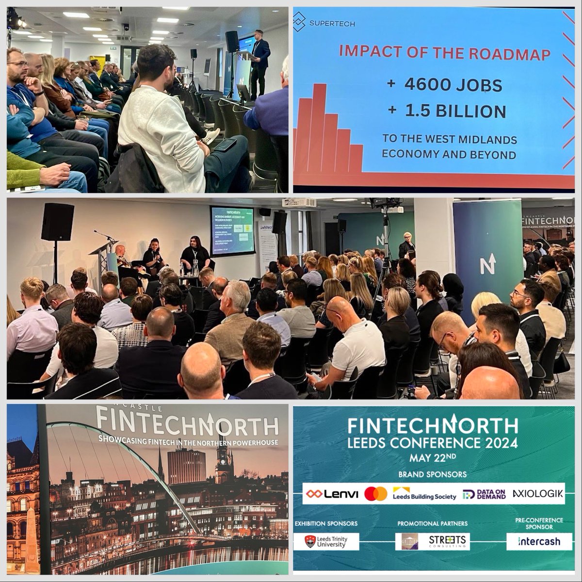 Fantastic morning at the @fintechnorth Leeds conference today. Great insights from @julianwhitecap @WhitecapConsult on the @supertech_wm 10-year Innovation Roadmap. Proud to support client @supertech_wm, communicating their launch #FinTech #PropTech #LegalTech #InsurTech