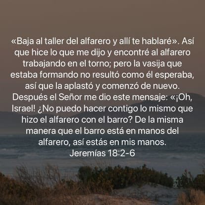 REINICIA TU VIDA

#devocional #devocionaldiario #biblia #jesusteama #jesuscristo #jesús #jesus #diosesbueno #diostebendiga #diosesfiel #diosteama #dios #fé #fe