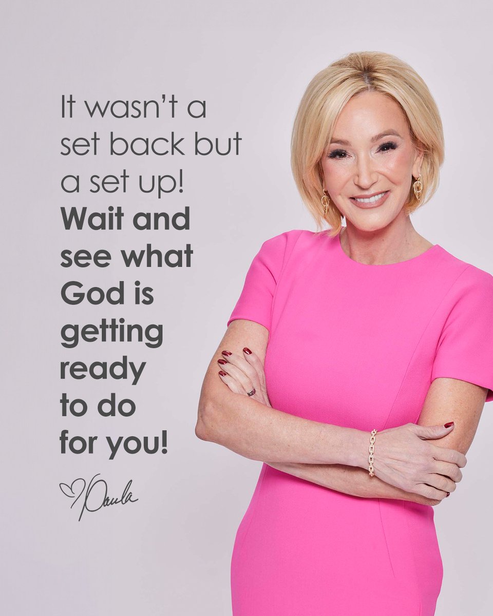 Paula_White's tweet photo. God takes what the enemy meant for your bad and turns it for your good! Get ready!!! https://t.co/FjEw5weRZD