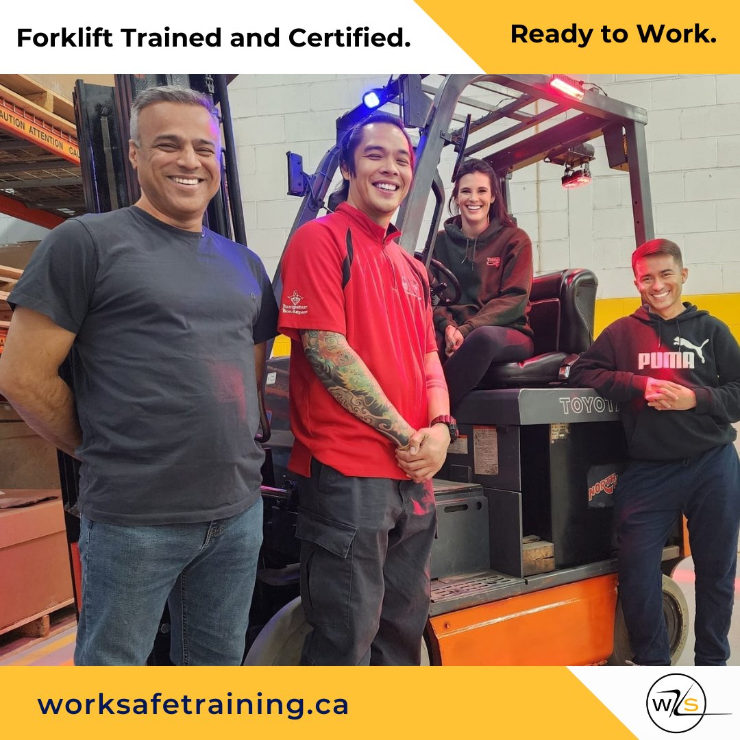 Training your way to success!
Get Forklift Certified today and you are on your way to securing a job,  earning great wages and benefits
 #studentjobs #fokliftjob #forklift #canadajobs #workincanada #womendrivers  #forkliftdriver #forkliftoperator #forklifttraining #hiring #jobs