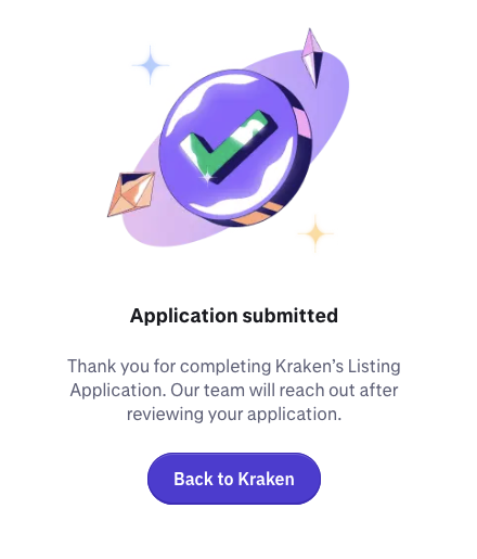 @marklg @krakenfx Just submitted our application and would love to get some feedback! We're in talks with market makers on Kraken who believe we fit the bill, but we haven't heard back from previous submissions. Considering your culture doc, it's surprising we haven't been listed yet! Our