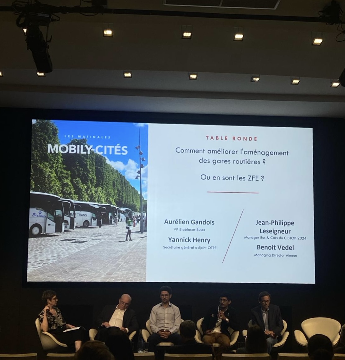 UNOSTRA1's tweet photo. 🚌 L'UNOSTRA a suivi de près les débats sur l'autocar pour les JOP 2024 à la Matinale Mobility-Cités. Des échanges essentiels pour l'avenir de la mobilité. 

#MobilityCités #JOP2024 #UNOSTRA https://t.co/iwKhPzuImJ