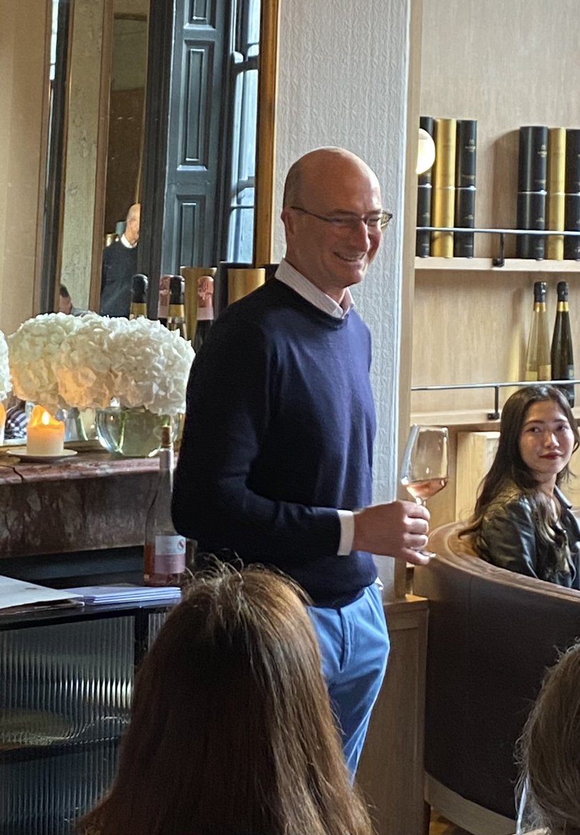 What a gentleman, Marco Ricasoli Firidolfi of Rocca di Montegrossi hosted our latest #BeyondtheBottle wine maker’s dinner &amp; tasting. Genuinely impressive Chianti Classico 2021, Grand Selezione 2016 and Vin Santo 2013 plus IGTs. #RoccaDiMontegrossi #Chianti #Sangiovese #wine