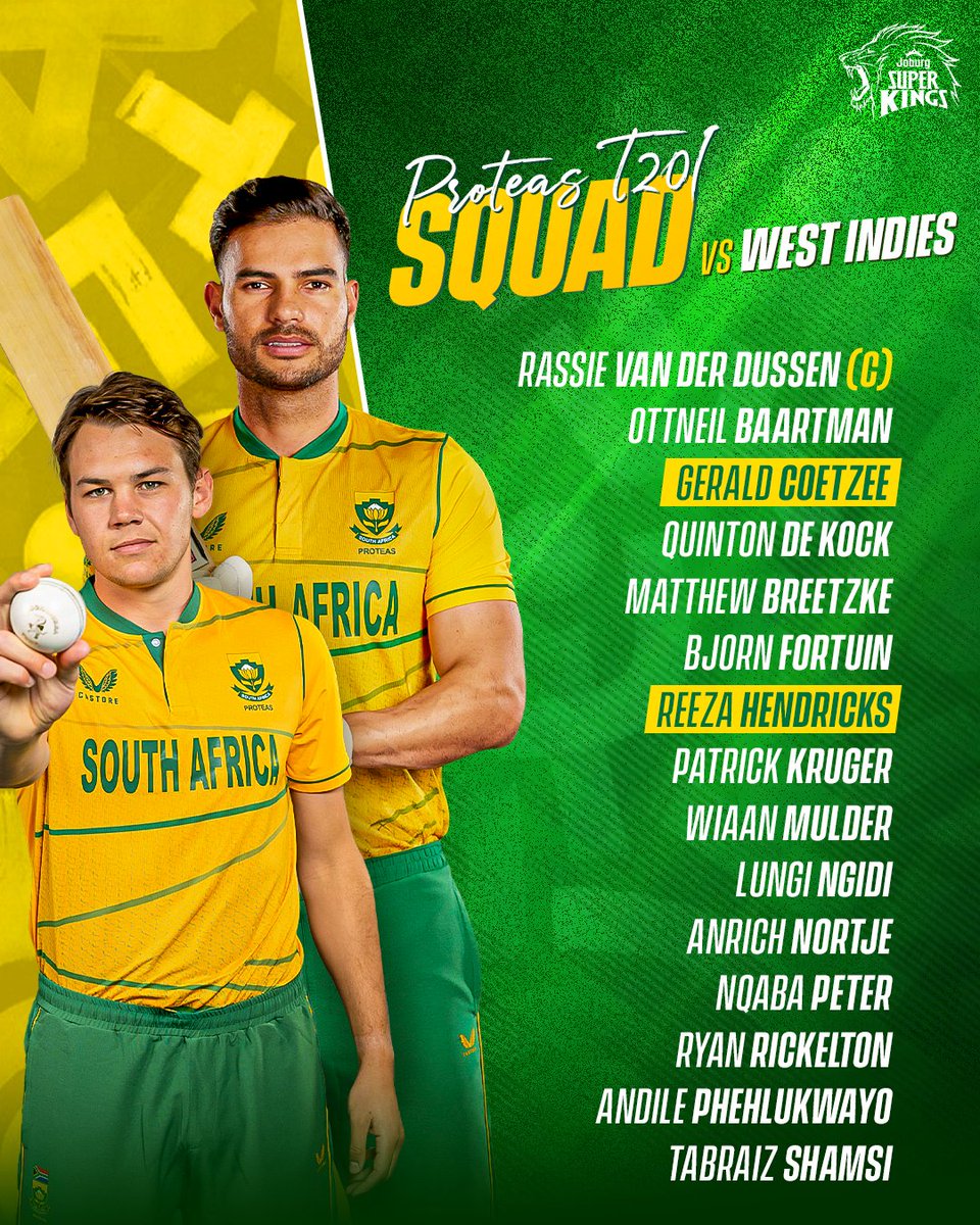 The Proteas heading for the Caribbean 🙌

#WIvSA @ProteasMenCSA