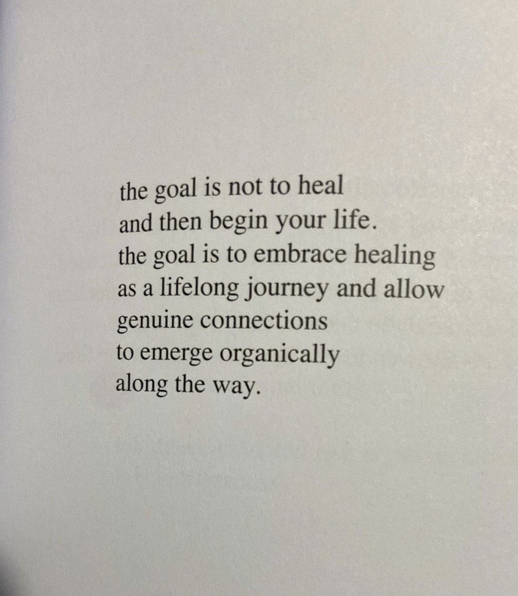 the goal is to embrace healing