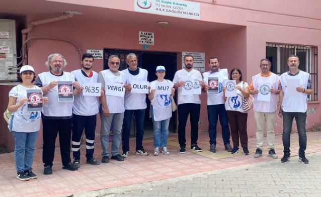 📍 Adana

#VergideAdalet eylemlerinde 12. hafta:

Aile hekimliği çalışanları, vergi kesintileri yıl içinde sabit kalana ve kesinti oranı üst sınırı %15 olana dek her çarşamba süresiz eylemde!