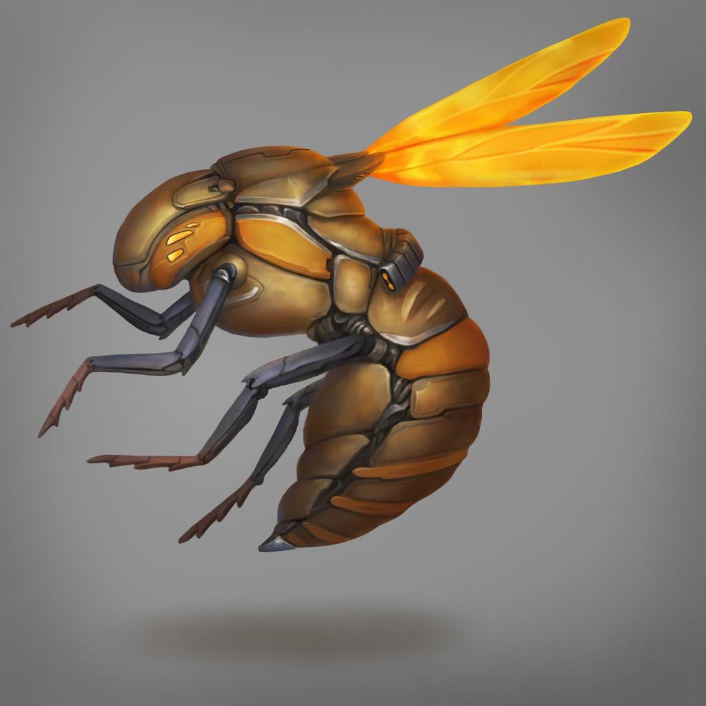 The Alienoid is a rare and enigmatic creature, born from the union of the Alienoidians, a highly advanced civilization that has mastered the art of merging organic and mechanical elements.